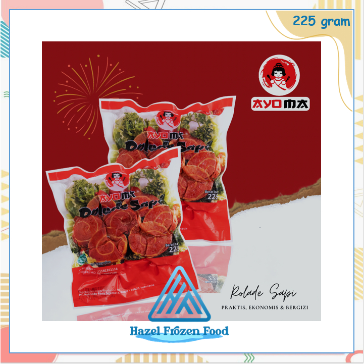 

Ayoma Rolade Sapi 225 g Frozen Food Karawang