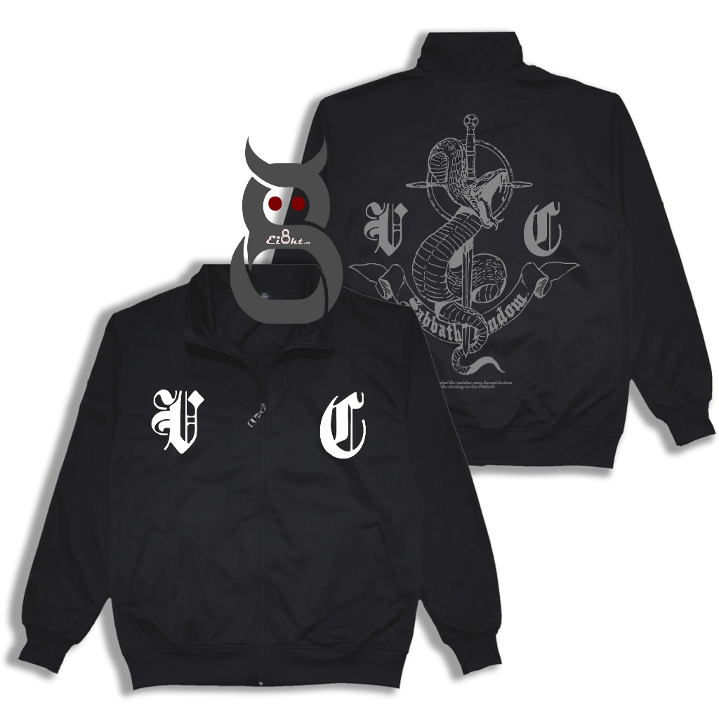 Jaket Tracktop Hyuk Kwon White Wind Breaker Sabbath Manhwa