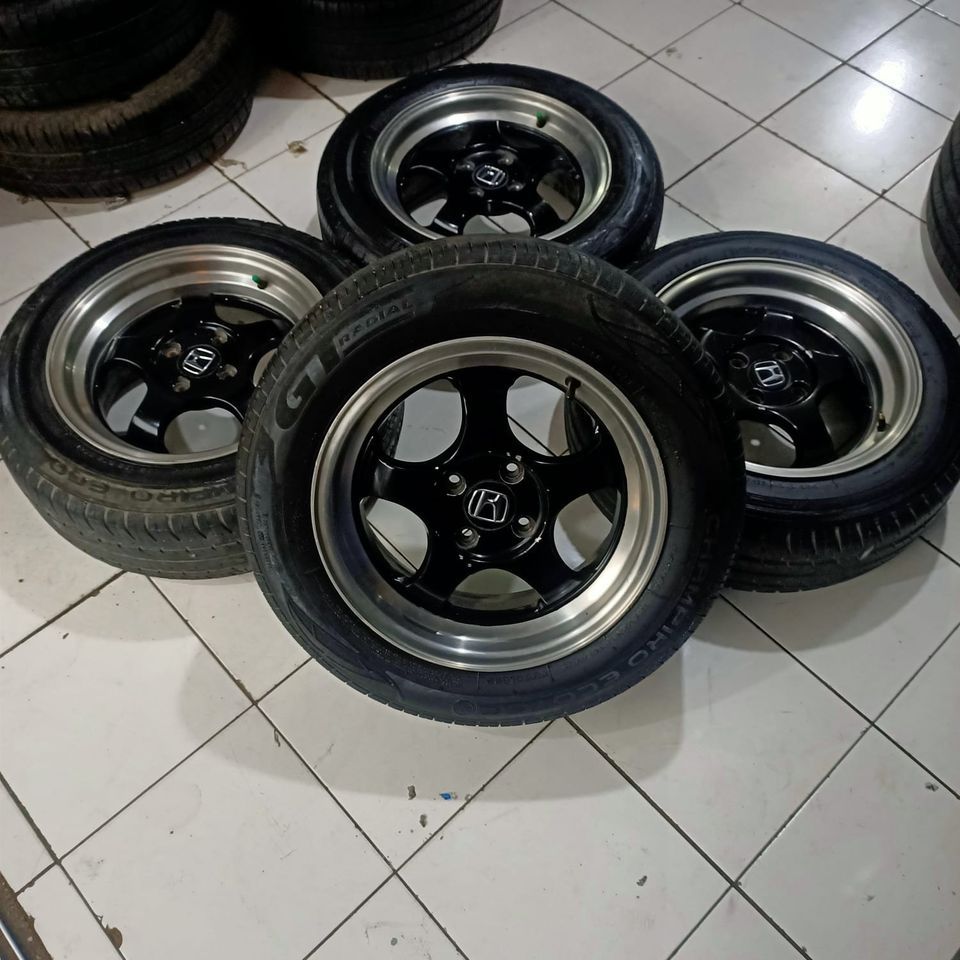velg mobil second BRISKET ring 15 pcd 4x100 untuk brio calya yaris jazz vios