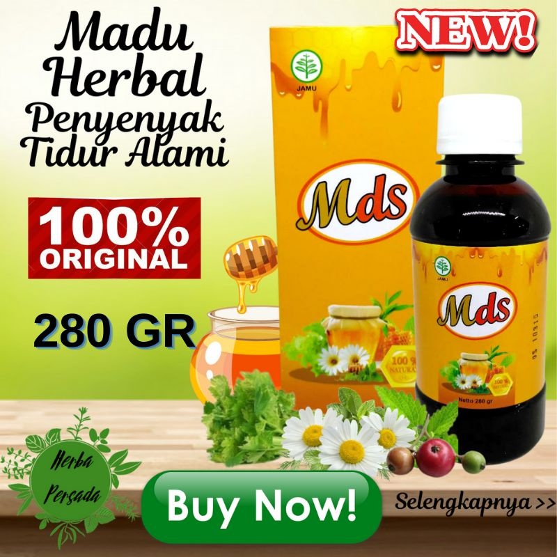 MADU DEEP SLEEP (MDS) HERBAL ALAMI ATASI SUSAH TIDUR INSOMNIA TERLARIS - MADU DEEP SLEEP ORIGINAL