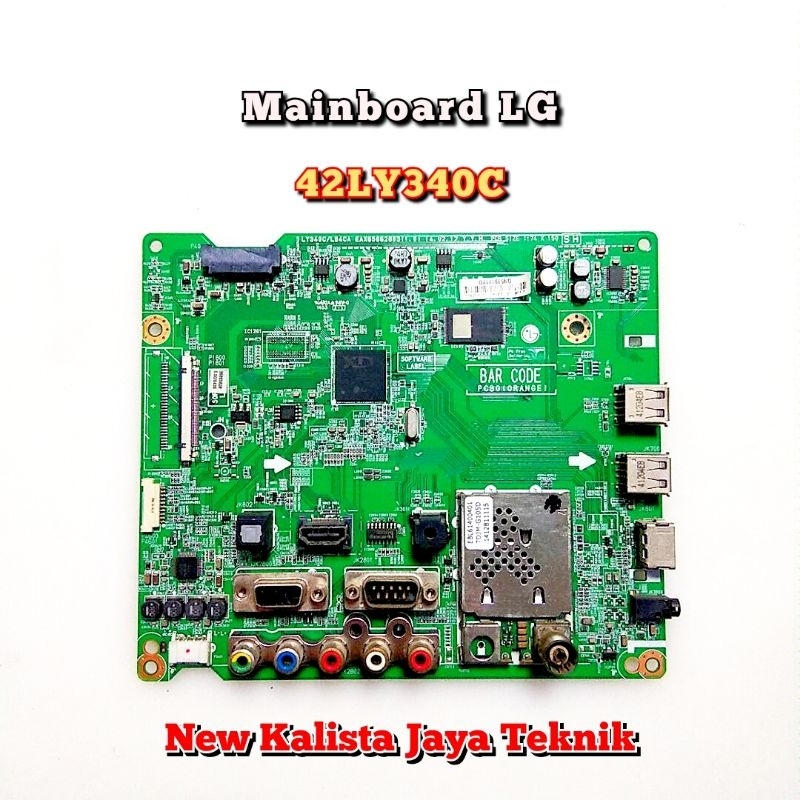 MAINBOARD TV LG 42LY340 ORIGINAL EAX65662803 MB LG 42LY340C MB 42LY340 MOTHERBOARD 42LY340 MESIN TV 
