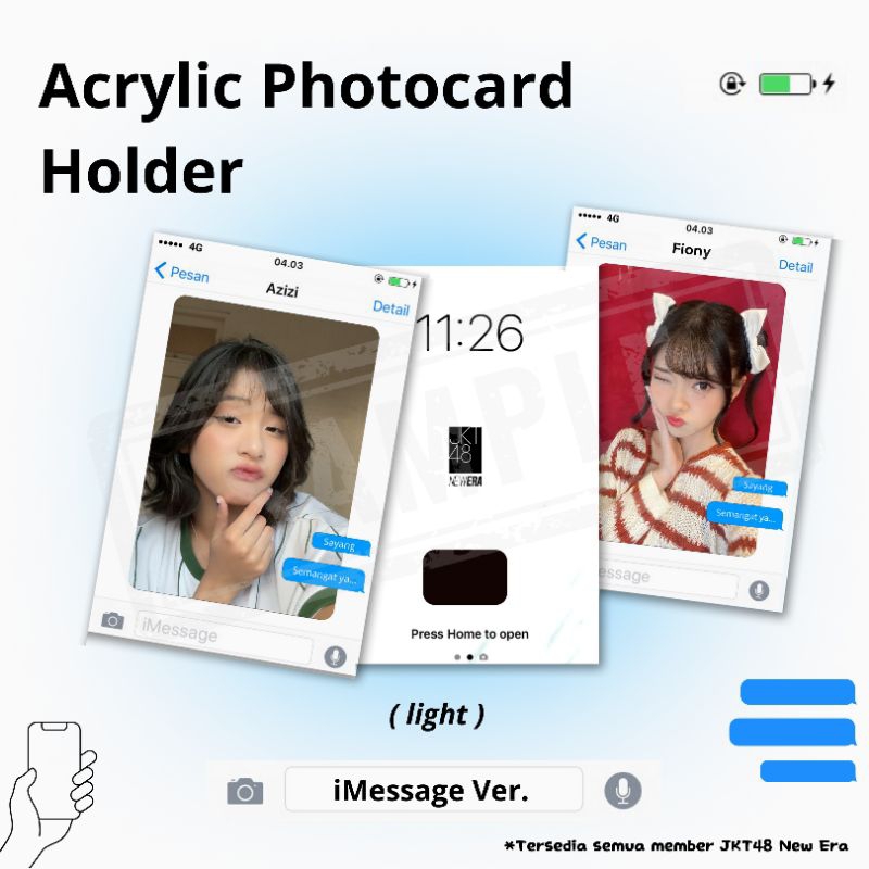 NDESIGN - ACRILIC PHOTOCARD HOLDER