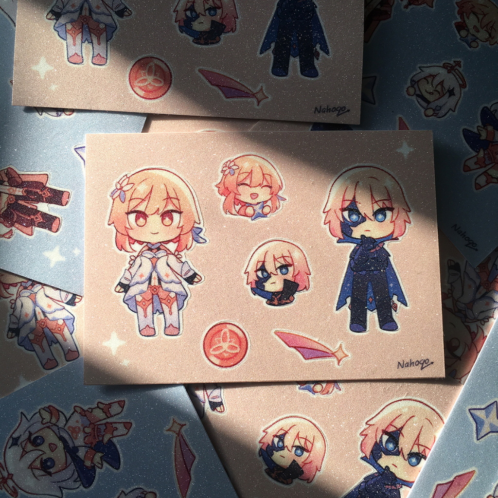 

Genshin Impact MC Sticker Sheet