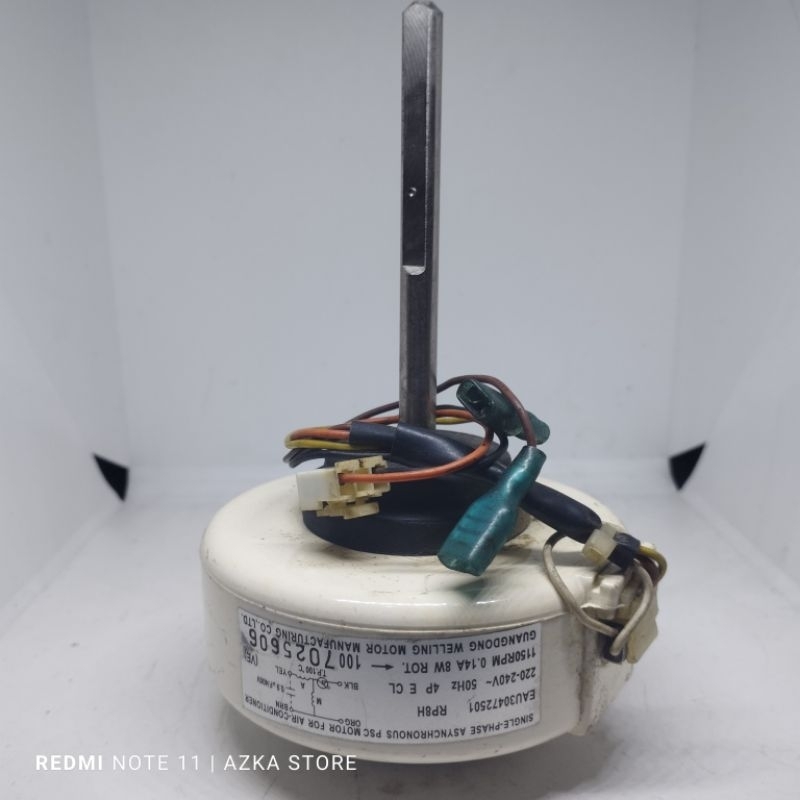 Motor fan indoor ac LG Dinamo fan motor AC LG 8W