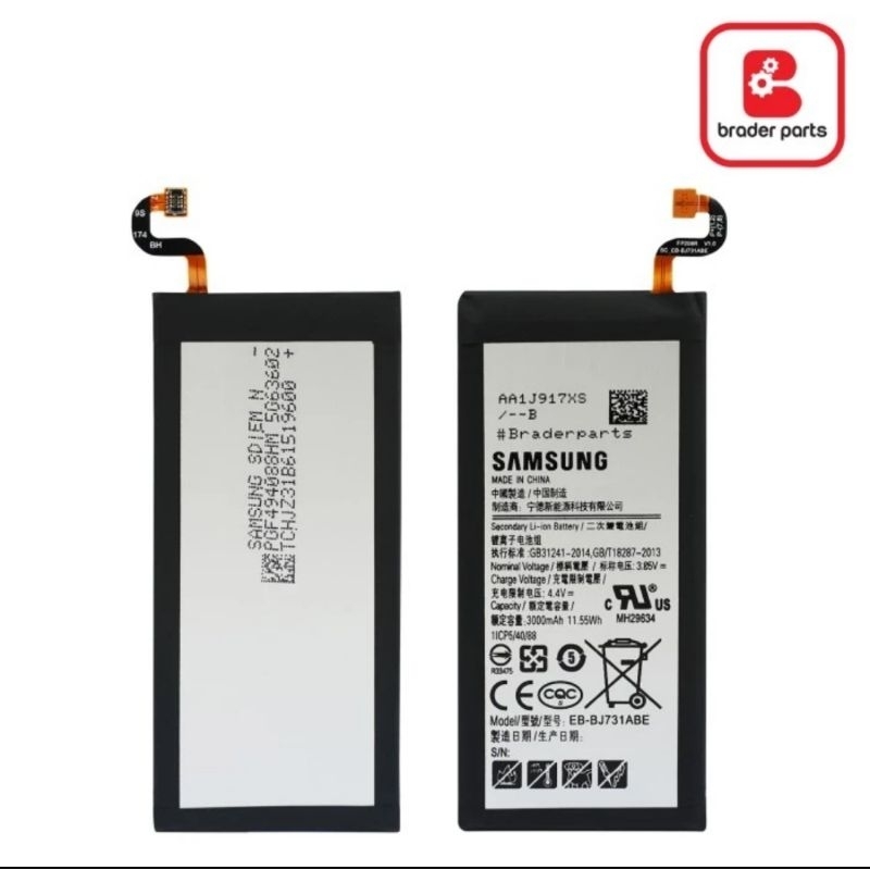 BATERAI BRADERPART SAMSUNG J7 PLUS EB BJ731ABE