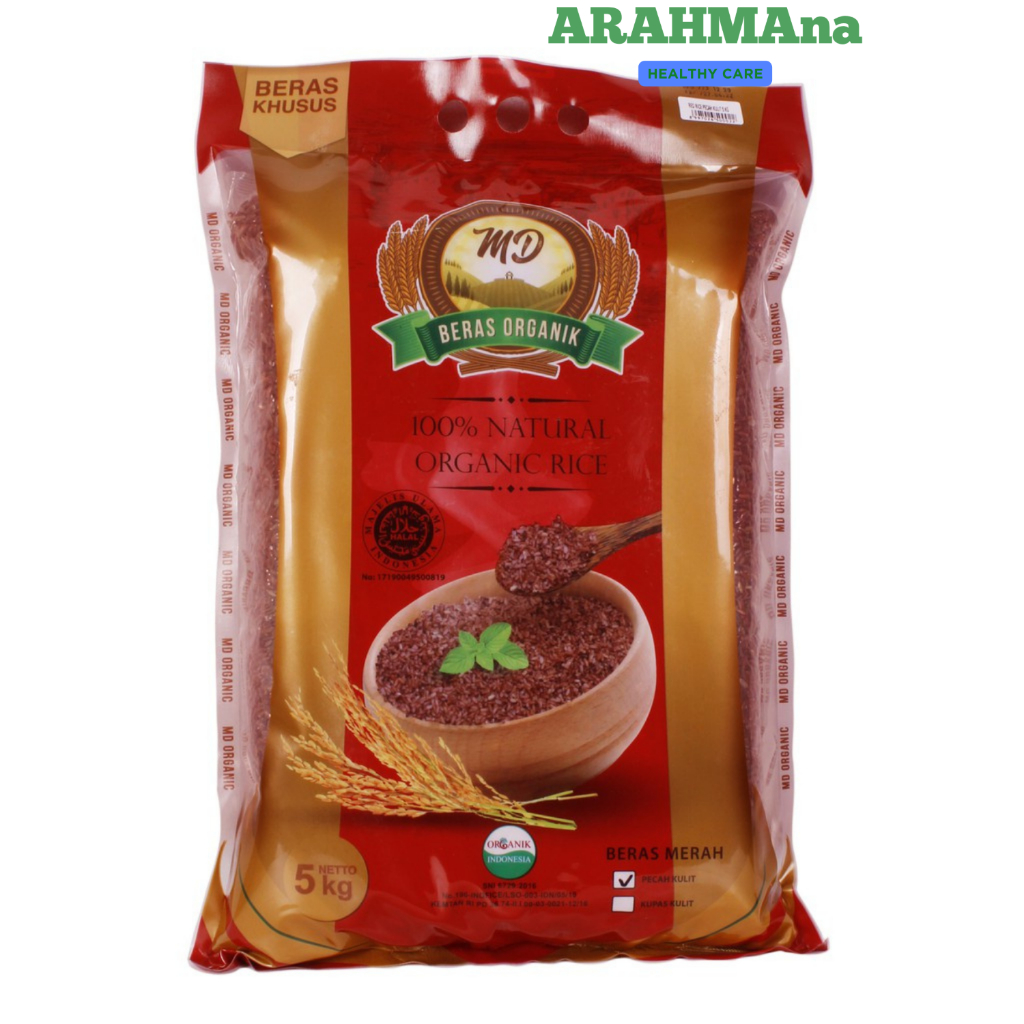 

MD Organik Beras Merah Kupas Kulit / MD Organic Red Rice 5 Kg