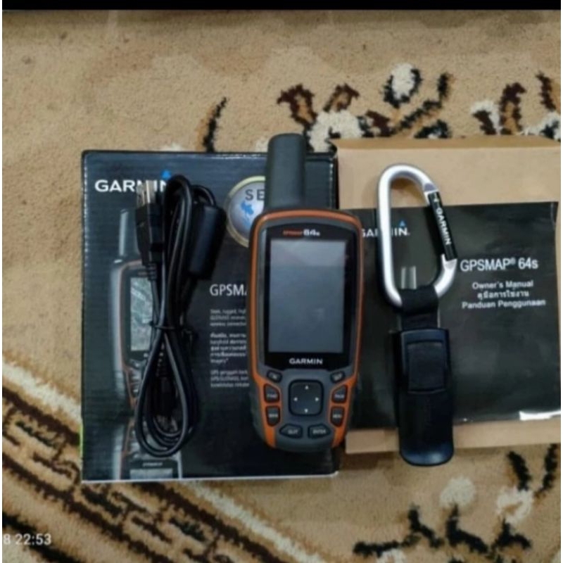 Gps Garmin 64s Bekas Lengkap/GARMIN GPS-64S Second Lengkap