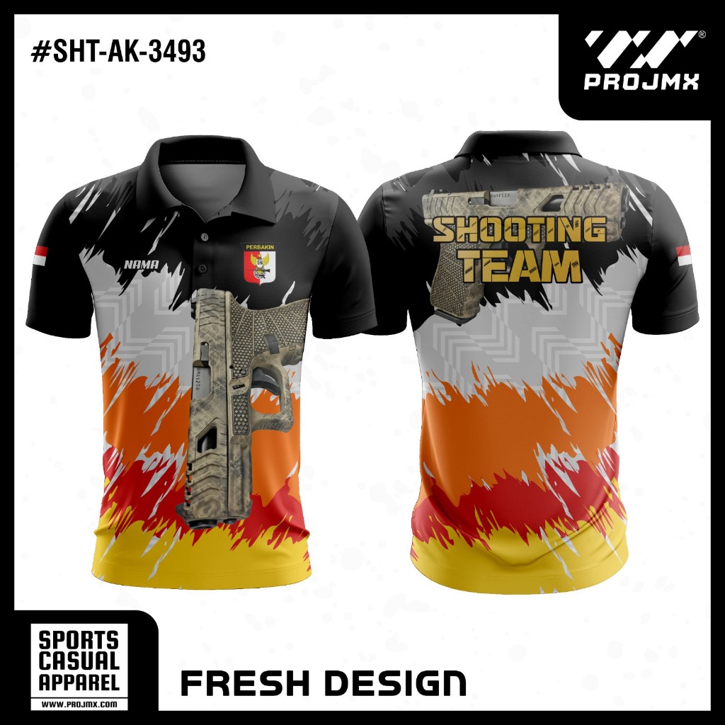 PROJMX - KAOS JERSEY PENEMBAK SHOOTING CLUB ( BISA DICUSTOM )