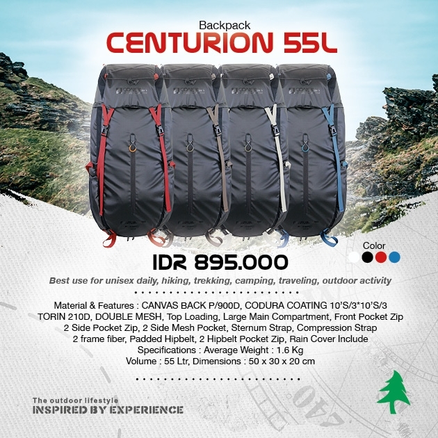 Tas Gunung Carrier Consina Centurion 50 Ltr