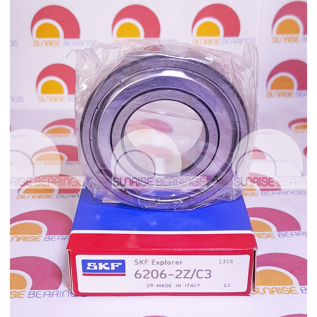 Deep Groove Ball Bearing SKF 6206 2Z/C3