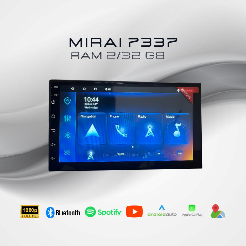 HEAD UNIT DOUBLEDIN 2DIN ANDROID MIRAI 7INCH MR-7337