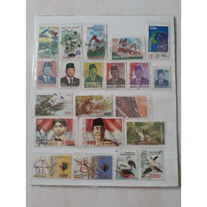 

Paket Perangko Indonesia Tahun dan Seri Mix set 21pcs - 1