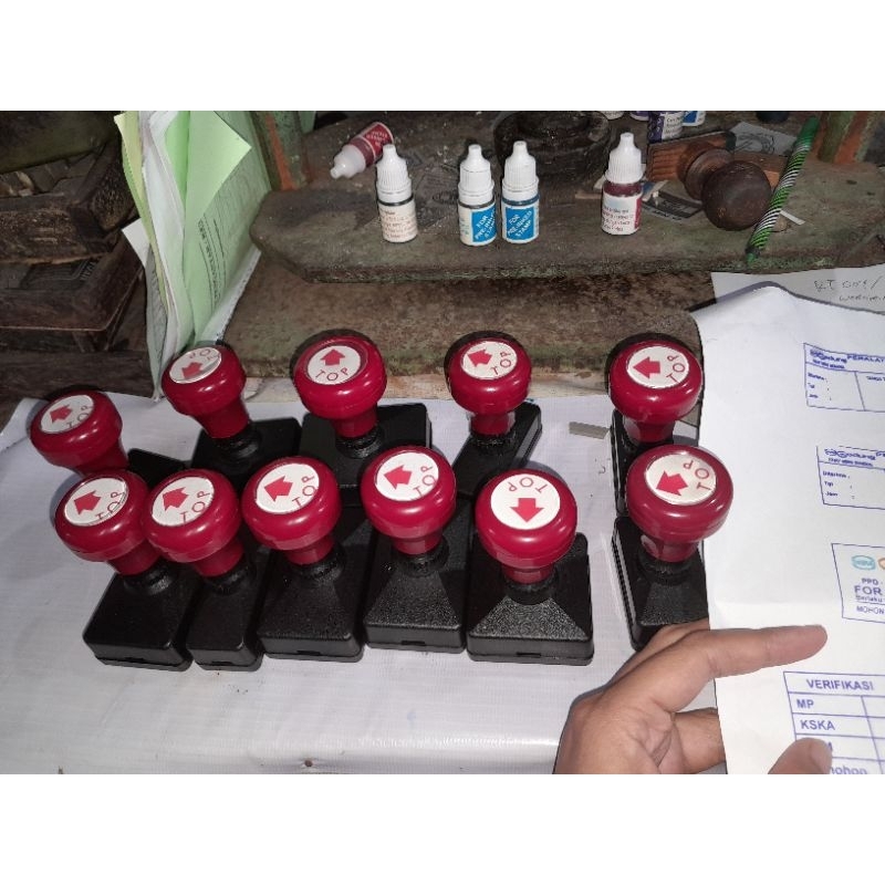 

CETAK STEMPEL WARNA KOTAK / STEMPEL FLASH MURAH