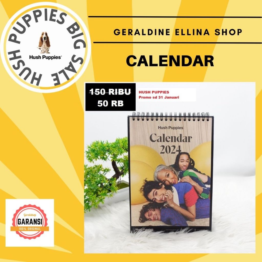 

Kalender Calendar Hush Puppies SALE