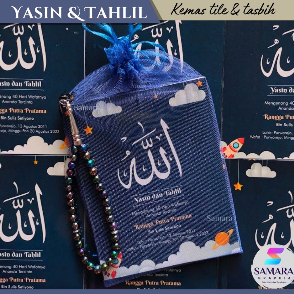 Buku Yasin Anak Custom Foto Lengkap Softcover 128 Halaman 40/100 Harian MODEL ANAK 3