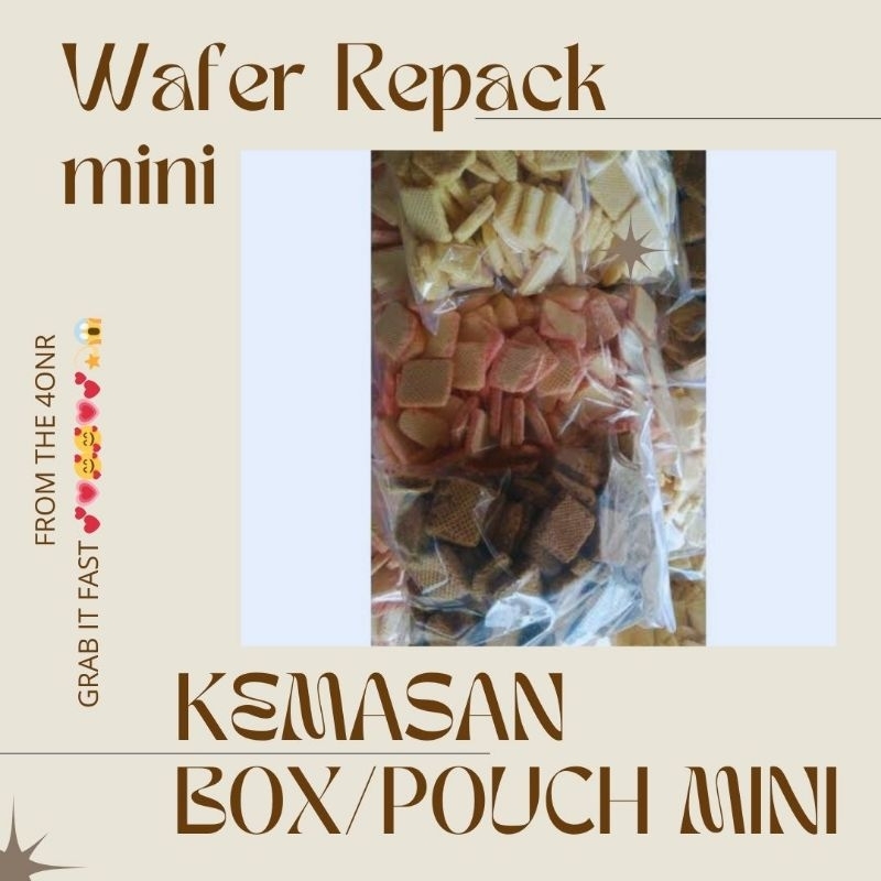 

WAFER REPACK MINI pouch/box