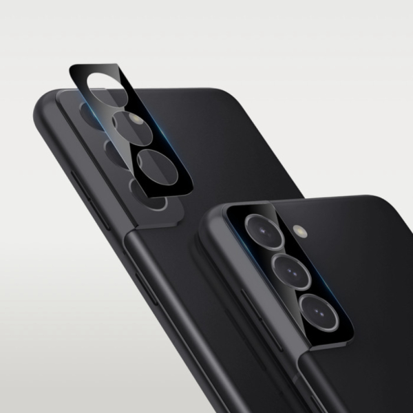 Unik SAMSUNG S21 Plus NILLKIN InvisiFilm Tempered Glass Camera - Hitam Berkualitas