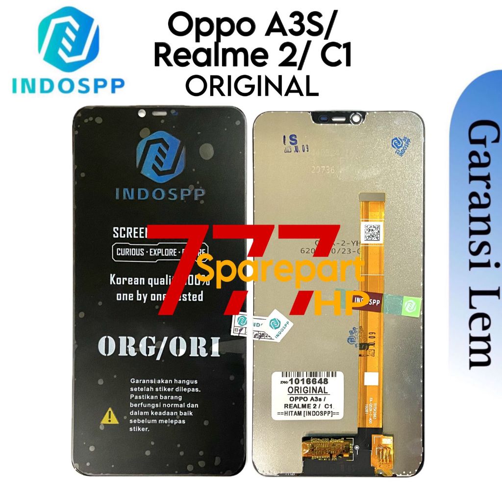 LCD Touchscreen Fullset A3S / A5 (A5 2018 / AX5) / A12E / Realme 2 / Realme C1 / A1603 / CPH1803 / C