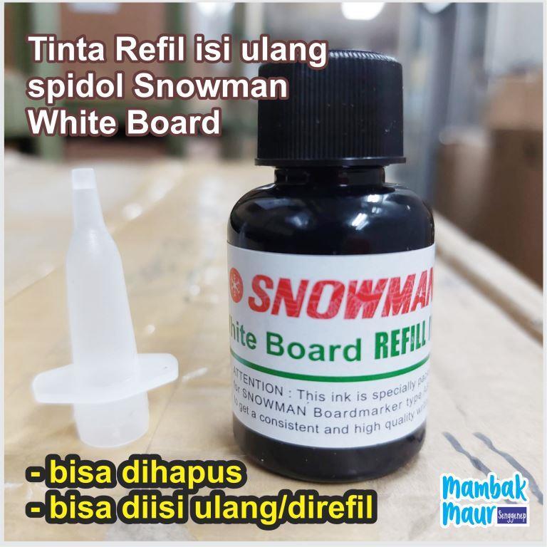 

TINTA ISI ULANG (TINTA REFIL) UNTUK SPIDOL SNOWMAN WHITE BOARD PAPAN TULIS