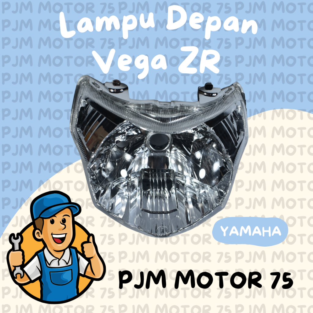 Lampu Depan / Reflektor Sepeda Motor Vega ZR