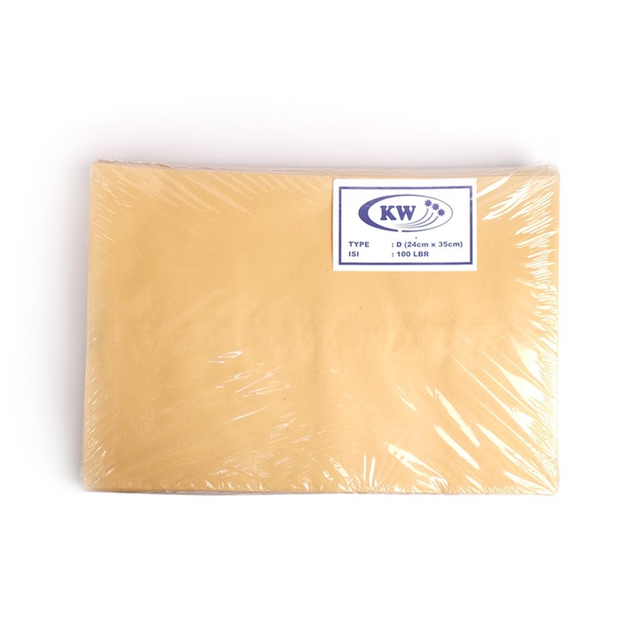 

Amplop Coklat/Amplop Uang/Amplop Gaji SAMSON KW Type D Ukuran Folio F4 / 24 x 35 cm (005027)