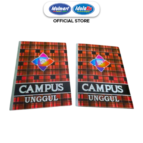 

Rad IDOLMART Buku Tulis Campus Unggul isi 36 Lembar Buku Tulis sekolah Boxy/10 pcs