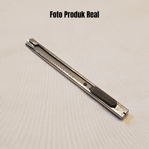 

Mini Cutter Stainless Steel / Pisau Cutter Kecil