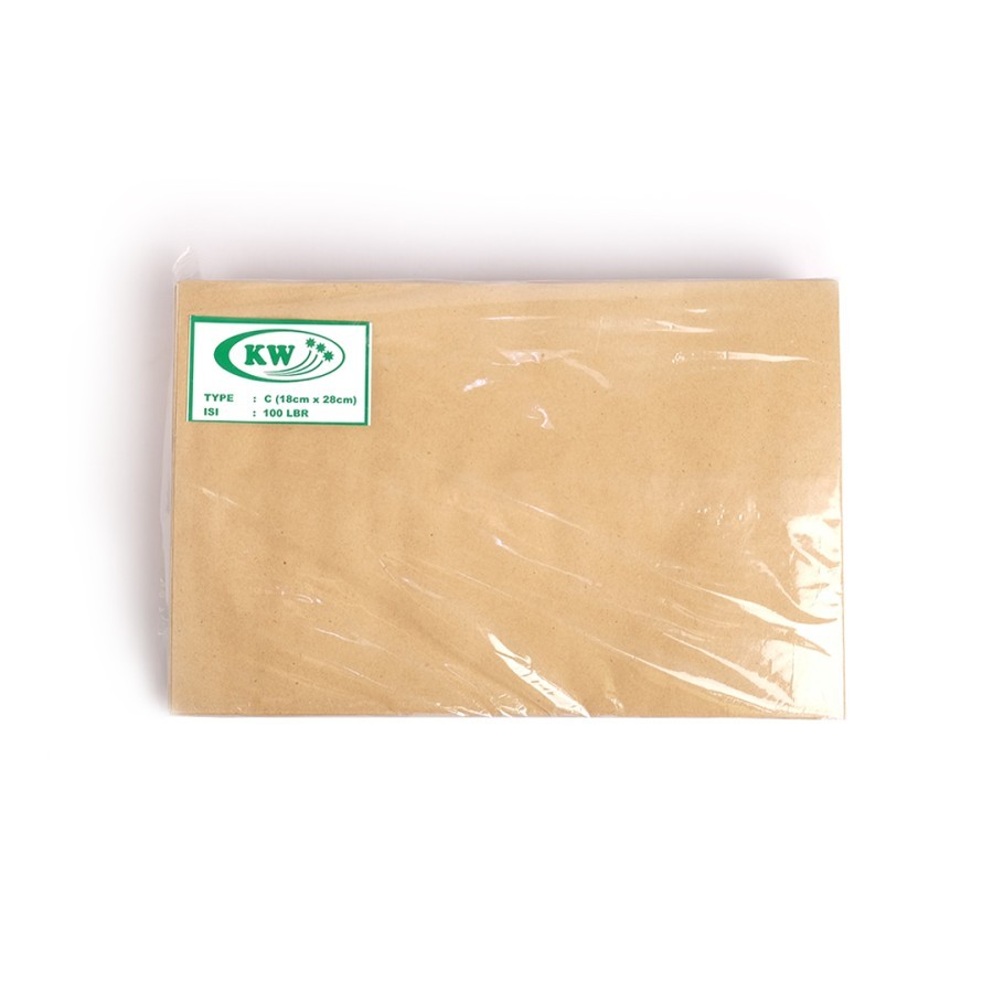 

Amplop Coklat/Amplop Uang/Amplop Gaji SAMSON KW Type C 18 x 28 cm - 1/2 Folio (005026)
