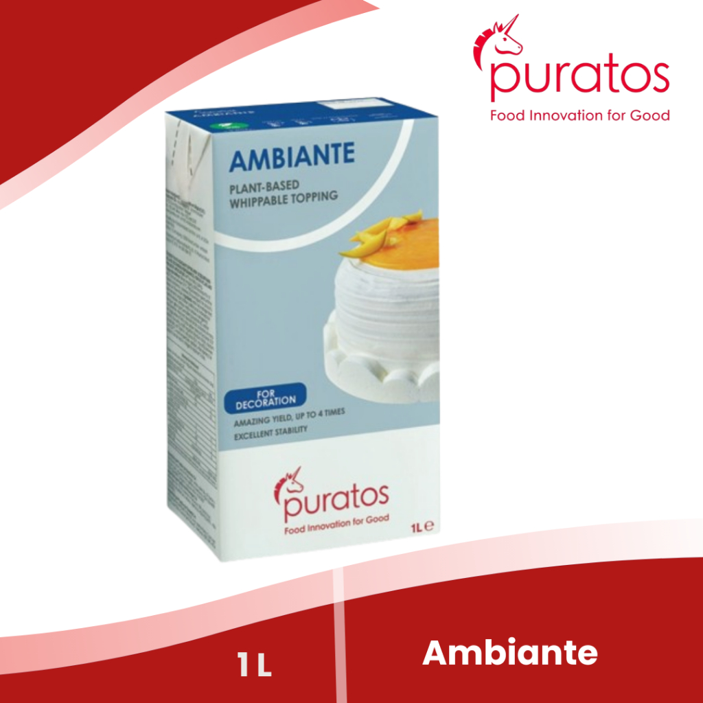 

Puratos Ambiante /Non Dairy Cream/Topping /Whipping Cream 1 L