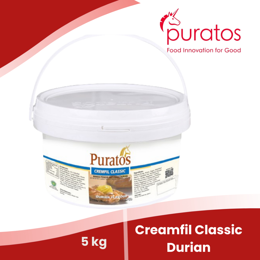 

Puratos Cremfil Classic / Cream (krim) Filling - Durian 5 Kg
