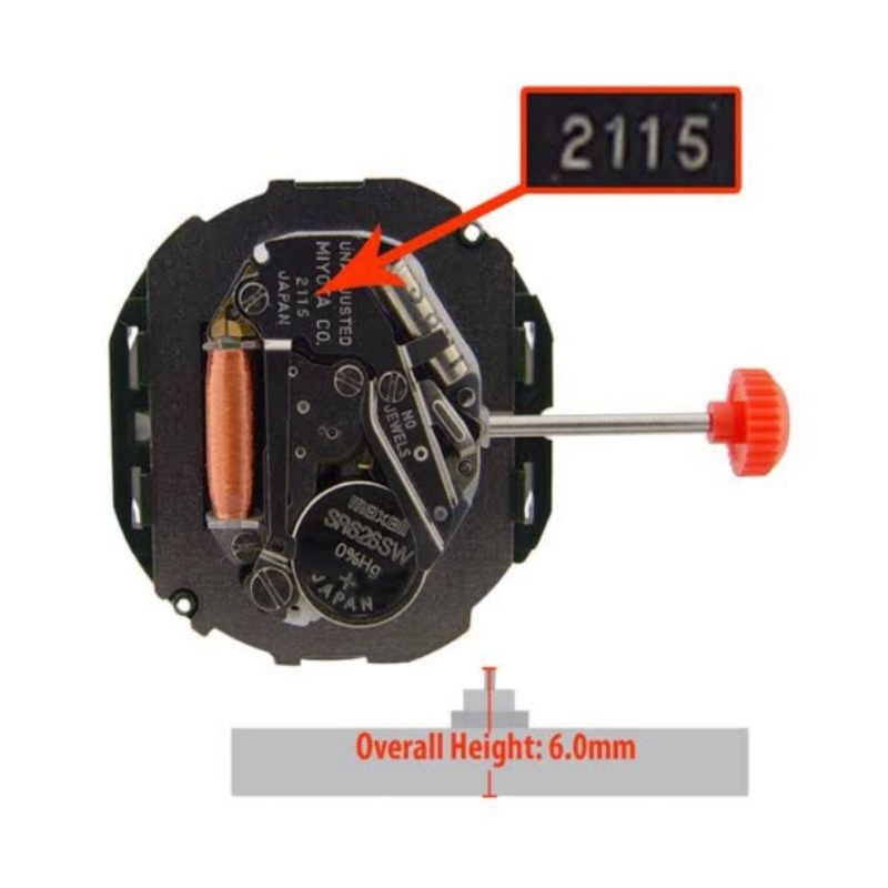 MESIN JAM TANGAN MIYOTA 2115