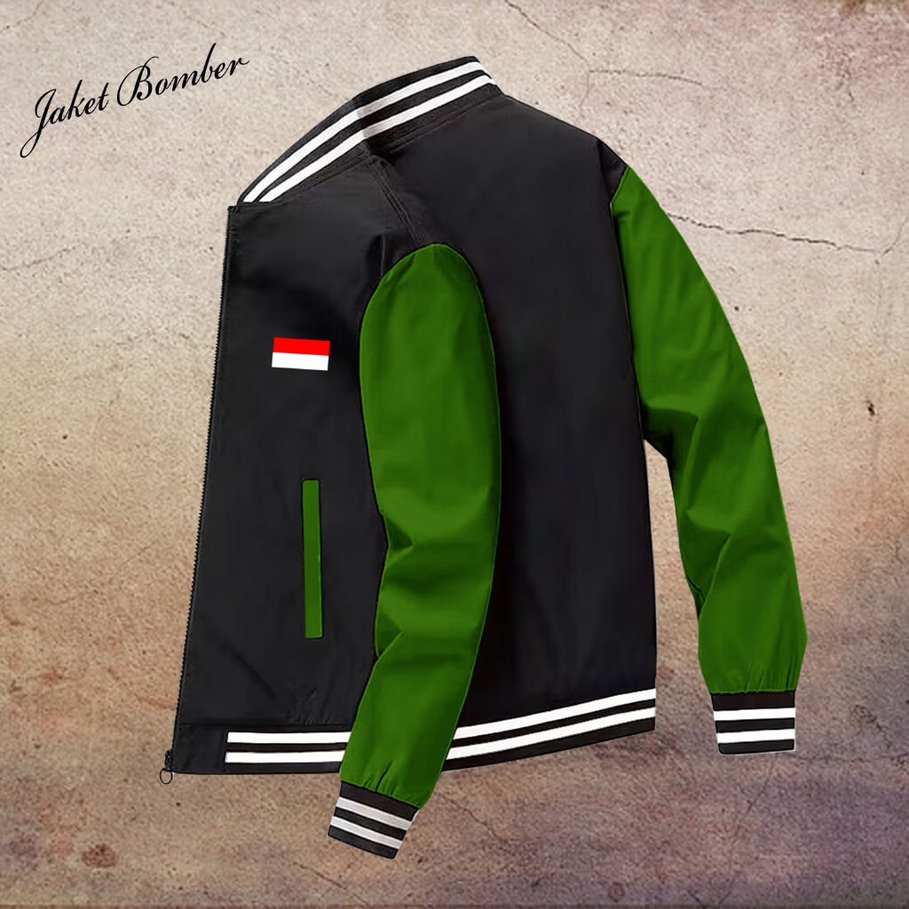 Jaket Varsity Bomber Big Size Bomber Pria Kombinasi Warna Premium/Jaket Bomber Pria/Jaket Unisex Cus