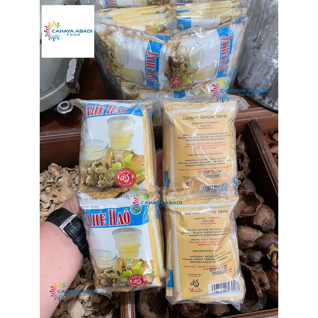 

Jahe Hao Arum Sari Isi 10pcs ( Original, Kopi, Coklat, Susu )