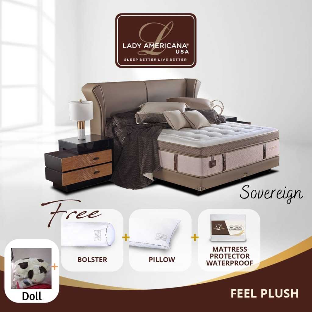 Lady Americana Springbed Tipe Sovereign Kasur Saja Full Set
