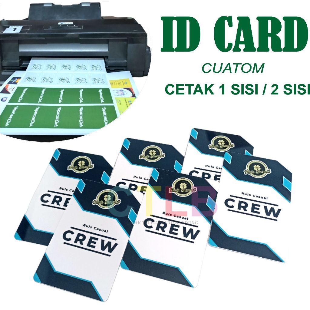 

CETAK ID CARD BAHAN PVC KETEBALAN 0,9 MM PRESS OVEN AWET ANTI KELUPAS
