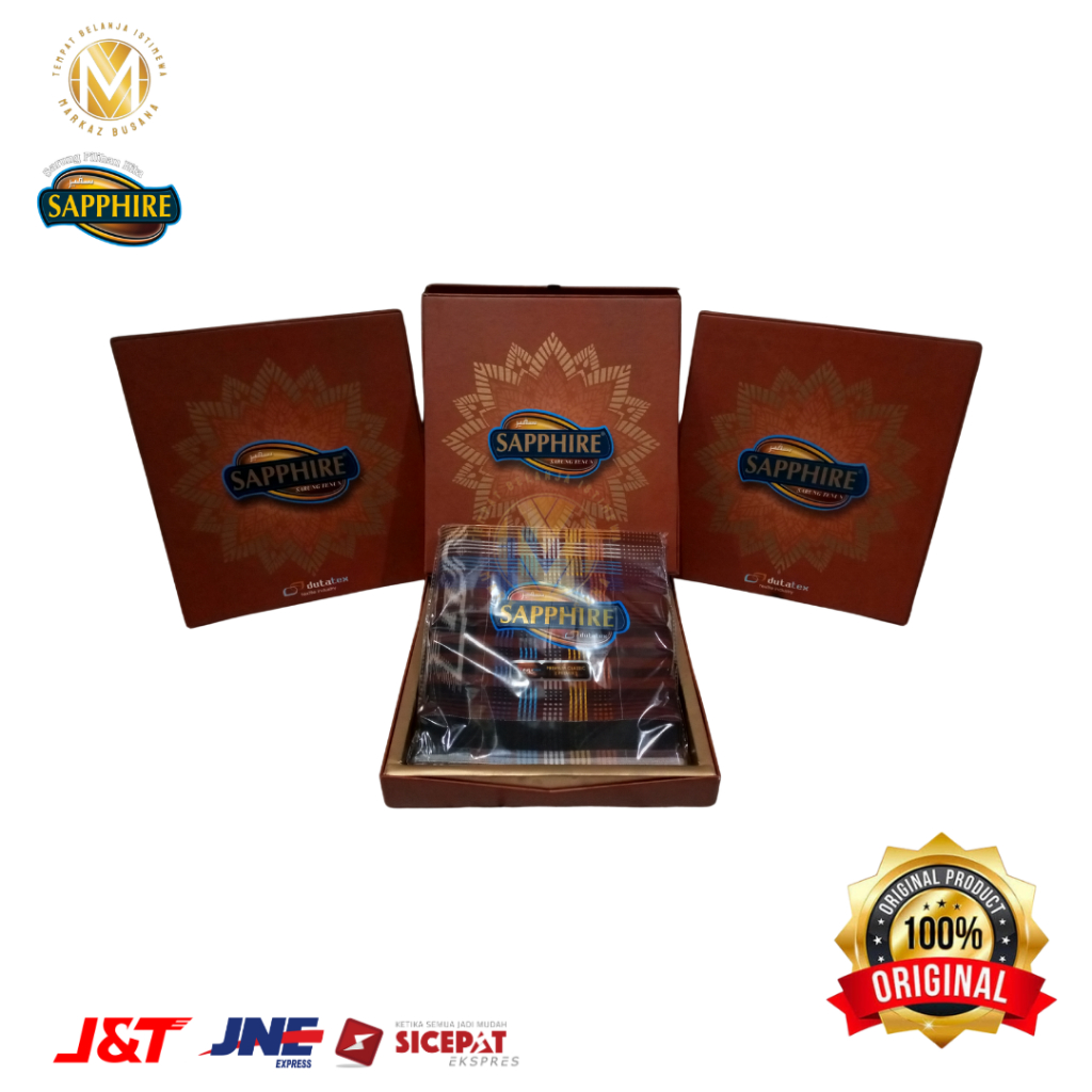 Sarung Sapphire Motif Jacquard Premix Premium Classic