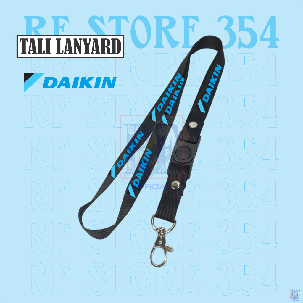 

TALI LANYARD DAIKIN LOGO - TALI GANTUNGAN AC MERK DAIKIN INDUSTRIES | MERK ELECTRONIK AC DLL TALI ID CARD GANTUNGAN KUNCI GANTUNGAN FLASHDISK GANTUNGAN NAMETAG TALI LANYARD BEST SELLER COD