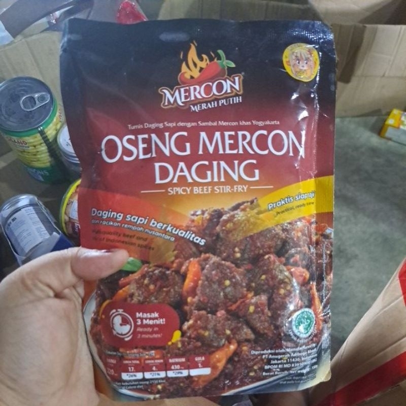 

MERAH PUTIH OSENG MERCON DAGING SAPI PEDAS 150G