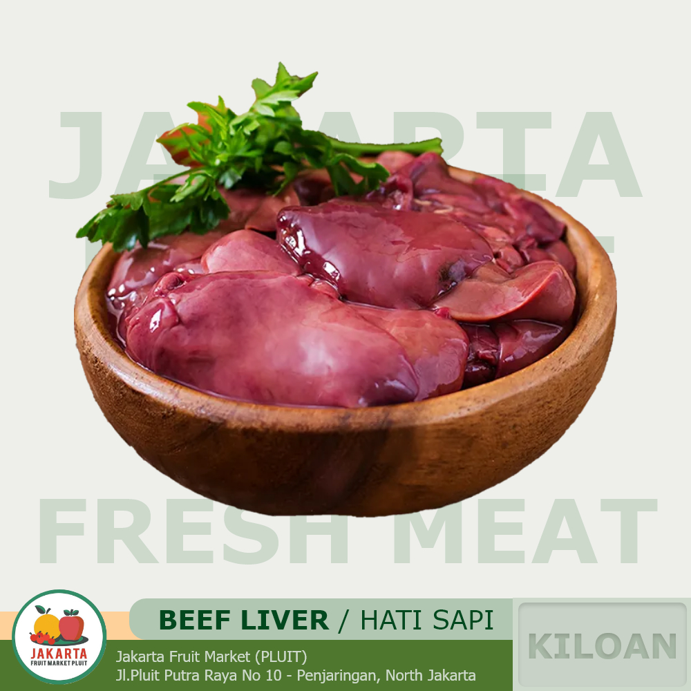 

BEEF LIVER / HATI SAPI KILOAN /PACK 95180