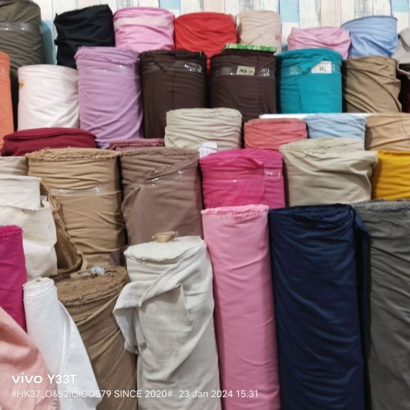 HARGA/1 M | KAIN LINEN RAMI - BAHAN LINEN RAMI PREMIUM - BAHAN LINEN PREMIUM IMPORT - KAIN KEMEJA