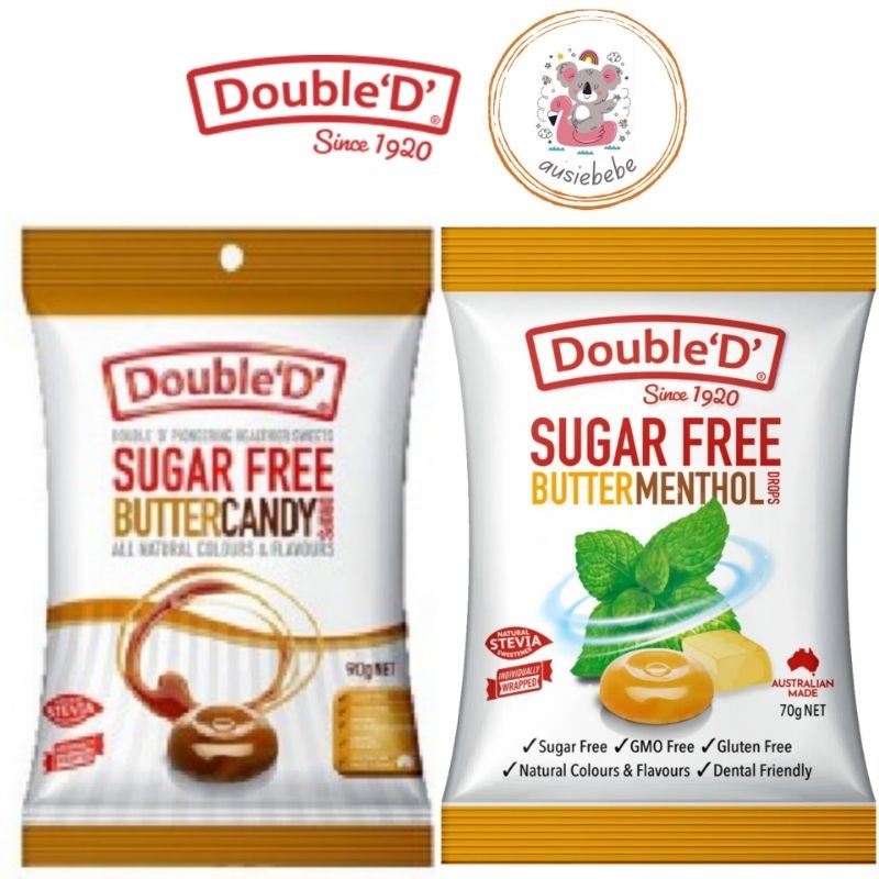 

DOUBLE ‘D’ SUGAR FREE- Butter Candy / Butter Menthol Drops 70G