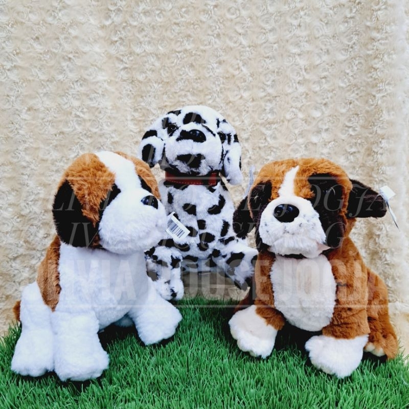 Boneka Anjin Kalung Boneka Puppy Boneka Doggy Boneka Anjing Dalmation Boneka Anjing Bulldog Boneka A