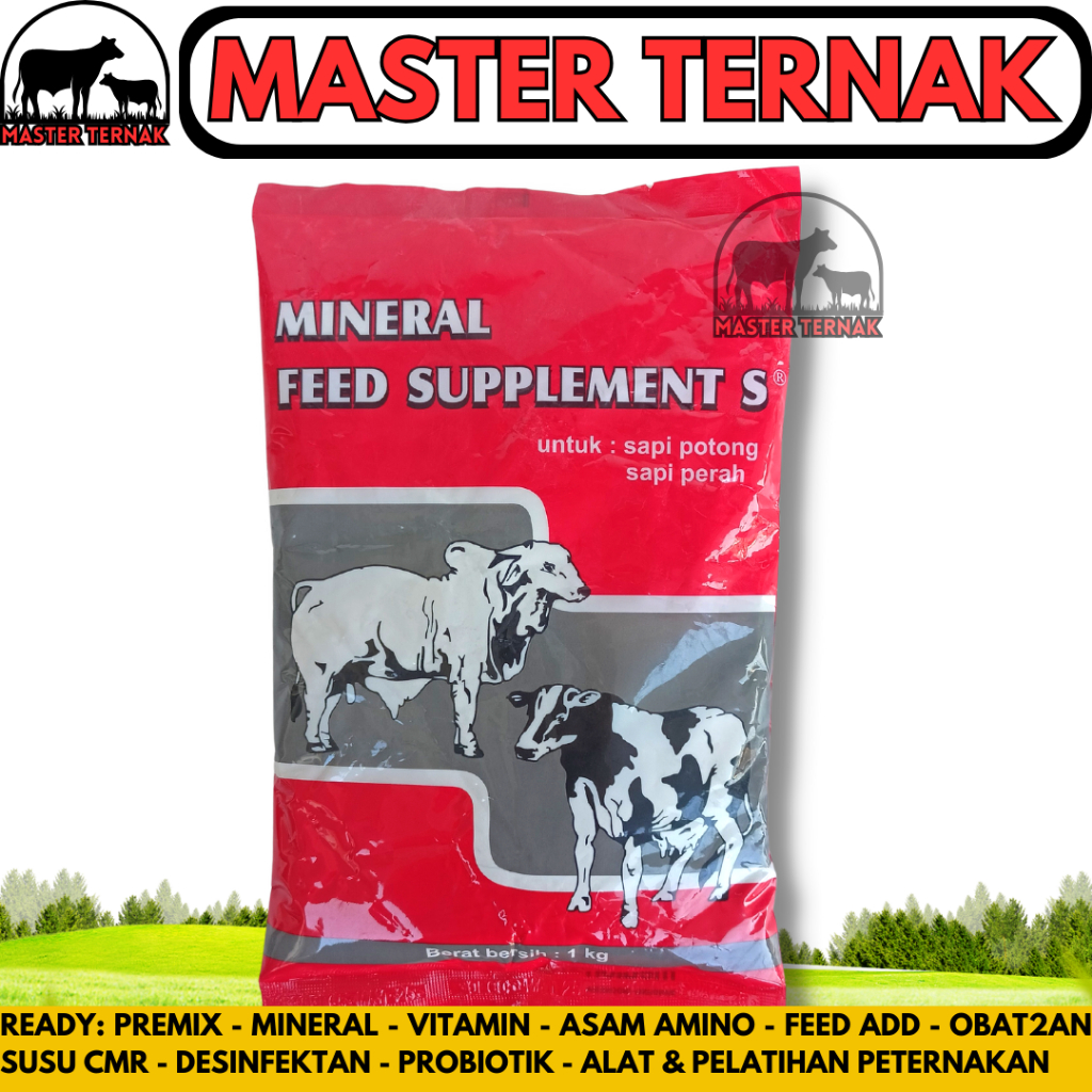 MINERAL SAPI 1 KG MEDION - MINERAL FEED SUPPLEMENT S - Mineral Kalsium Sapi Potong - Mineral Kalsium