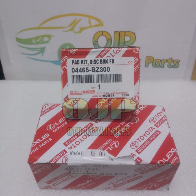 Kampas rem depan All new Avanza/Xenia  2022 up 04465-BZ300