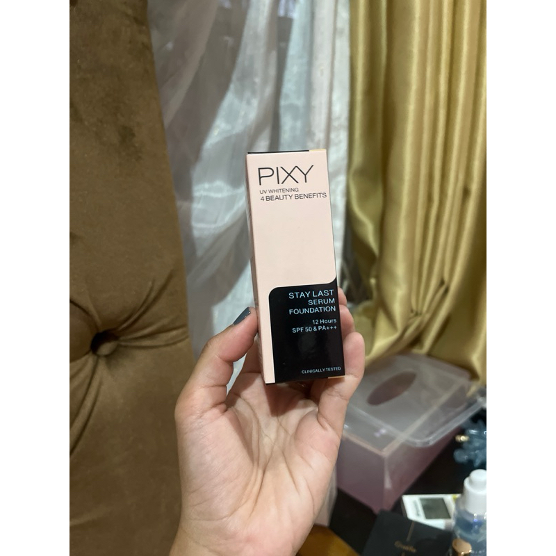 preloved pixy stay last serum foundation shade natural brige