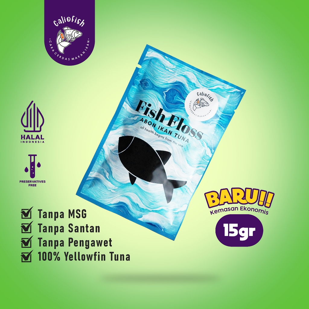 

Caliofish - Abon Ikan Tuna Sachet Original | Abon Anak MPASI non MSG Ekonomis