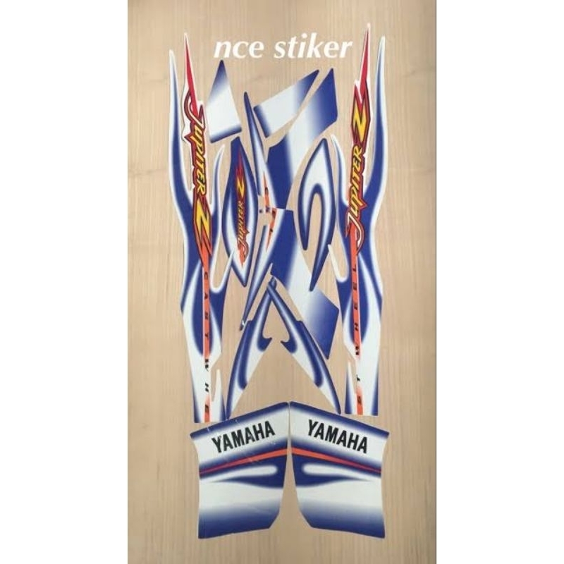 Stiker Setiker Striping Body Jupiter Z Lama 2001-2007