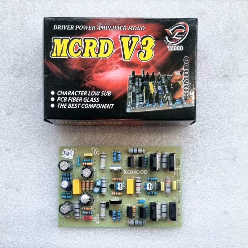 KIT Driver MCRD V3 KOMODO Low Sub 18 Inch High Quality By Vacco