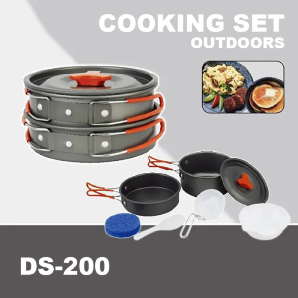 

Jual Cooking Set DS-200 Camping Hiking Panci Outdoor Travel Masak Makan Diskon