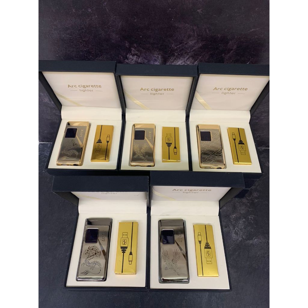 Korek Touch USb Luck Dragon Eagle Jming Lighter JM-19